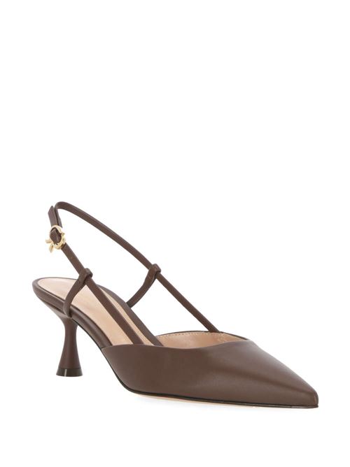 Chocolate brown calf leather sandal Gianvito Rossi | G9533255LACVITBROW